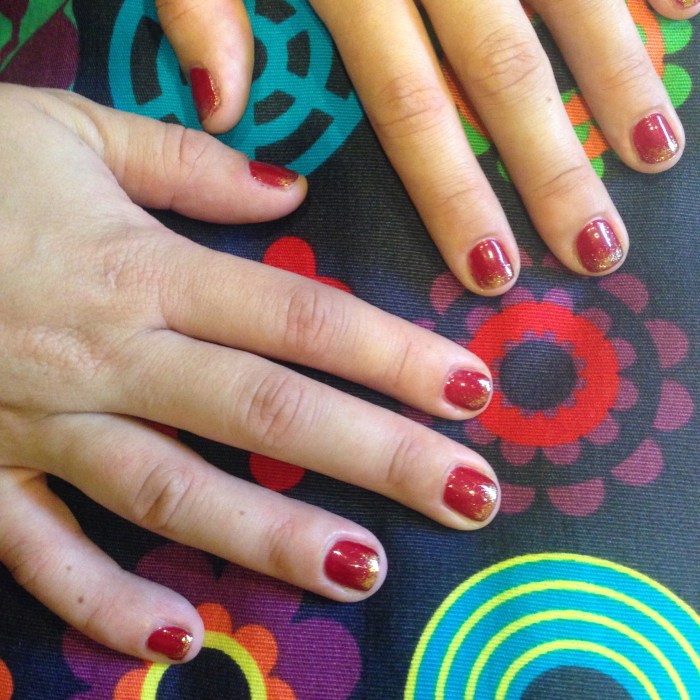 nail by natalie rose mobile nail manicures My first client in Battersea