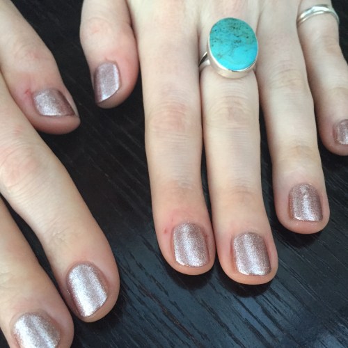 nails by natalie rose london mobile nail technician manicure rose gold by Artistic Goddess 