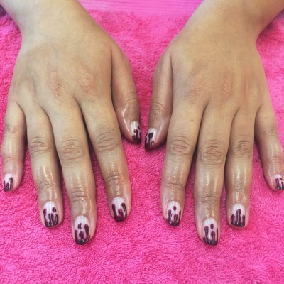 nails by natalie rose london mobile nail technician manicure pedicure halloween 