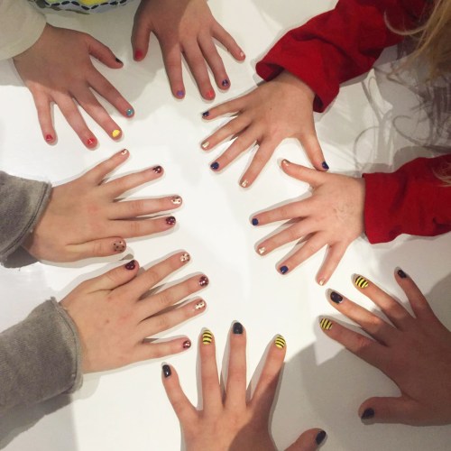 nails by natalie rose london mobile nail technician manicure pedicure colours of the rainbow