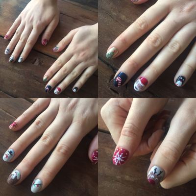 nails by natalie rose london mobile christmas nail technician manicure pedicure