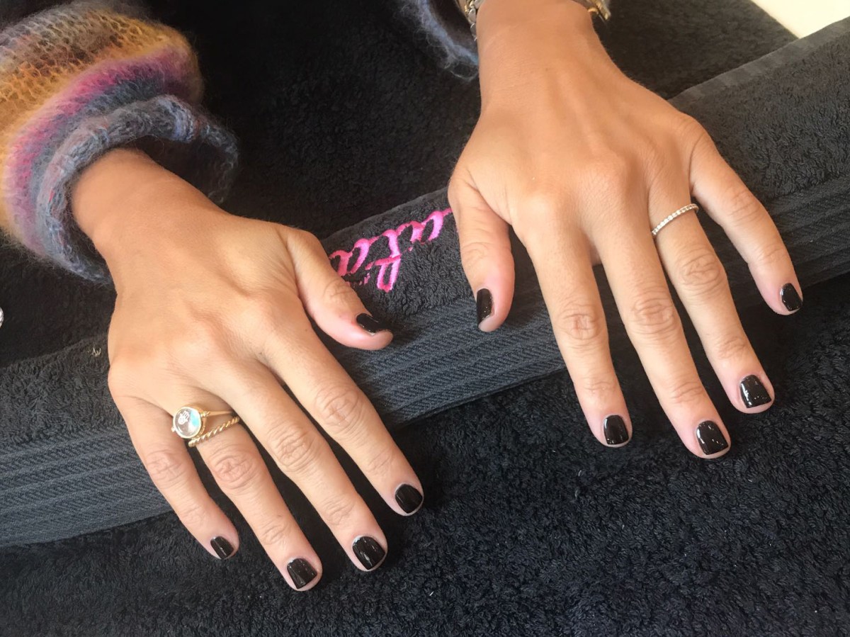 Astley Clarke at Christmas nails by natalie rose