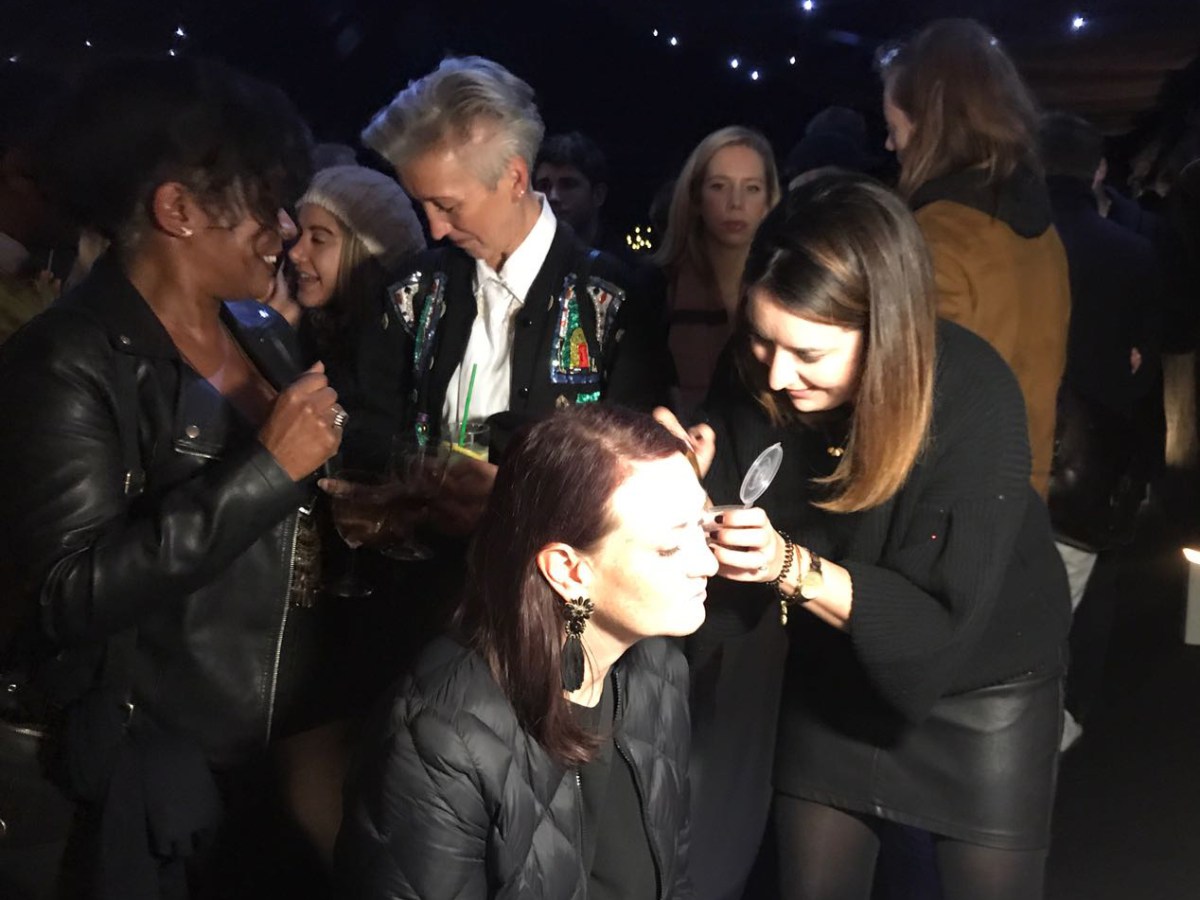 Swarovski Glitter Party nails by natalie rose london