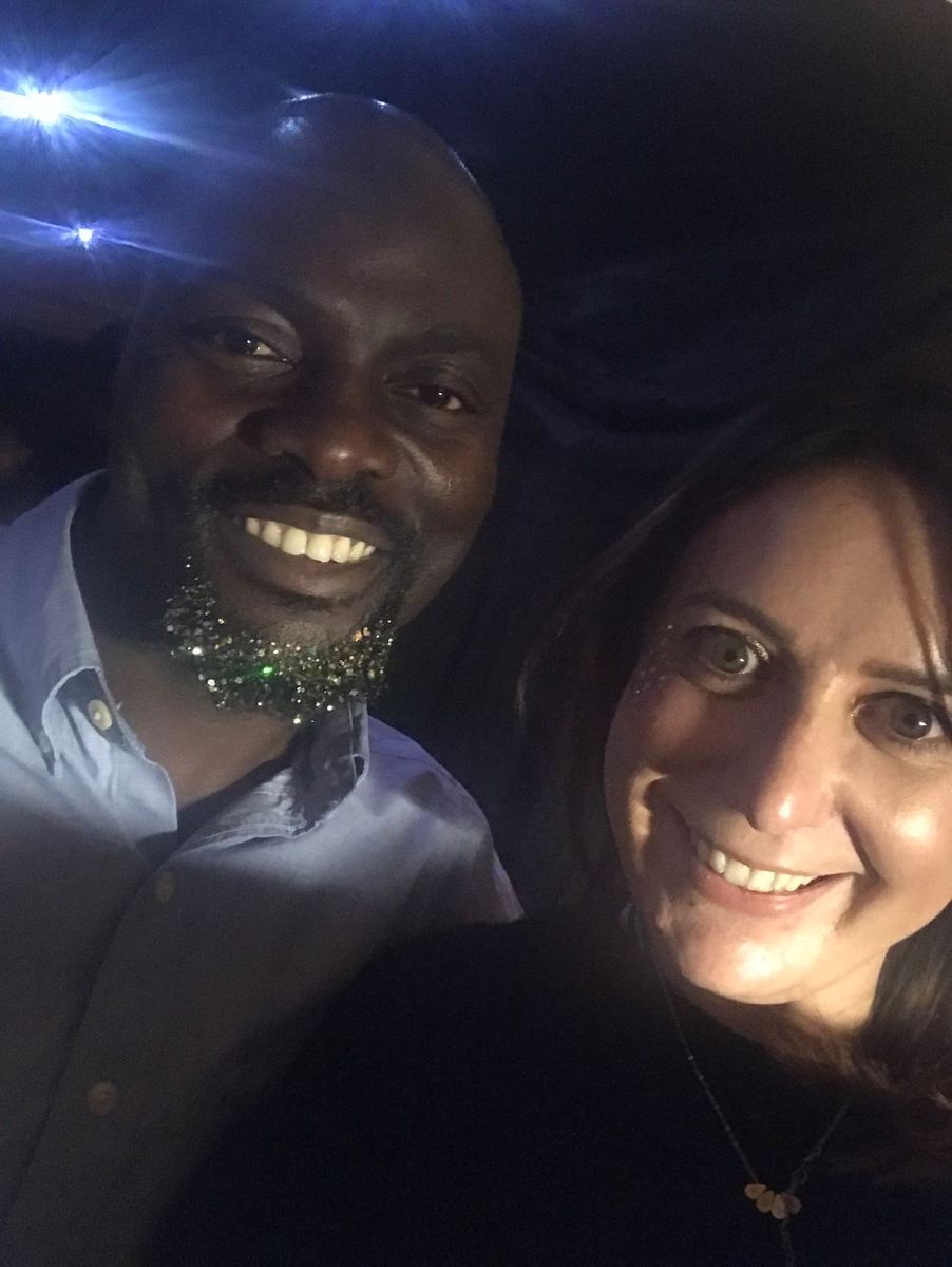 Swarovski Glitter Party nails by natalie rose london