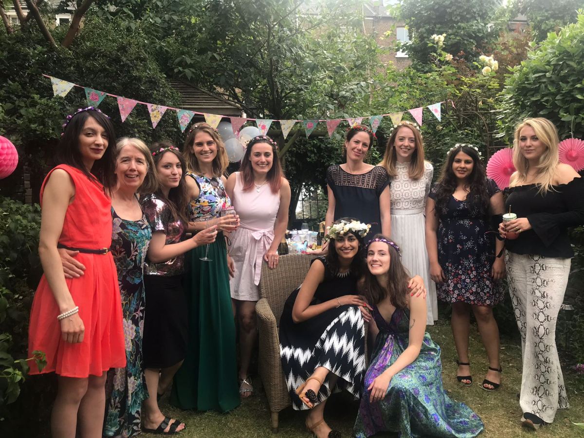 Hens and Wedding nails by natalie rose london mobile manicures