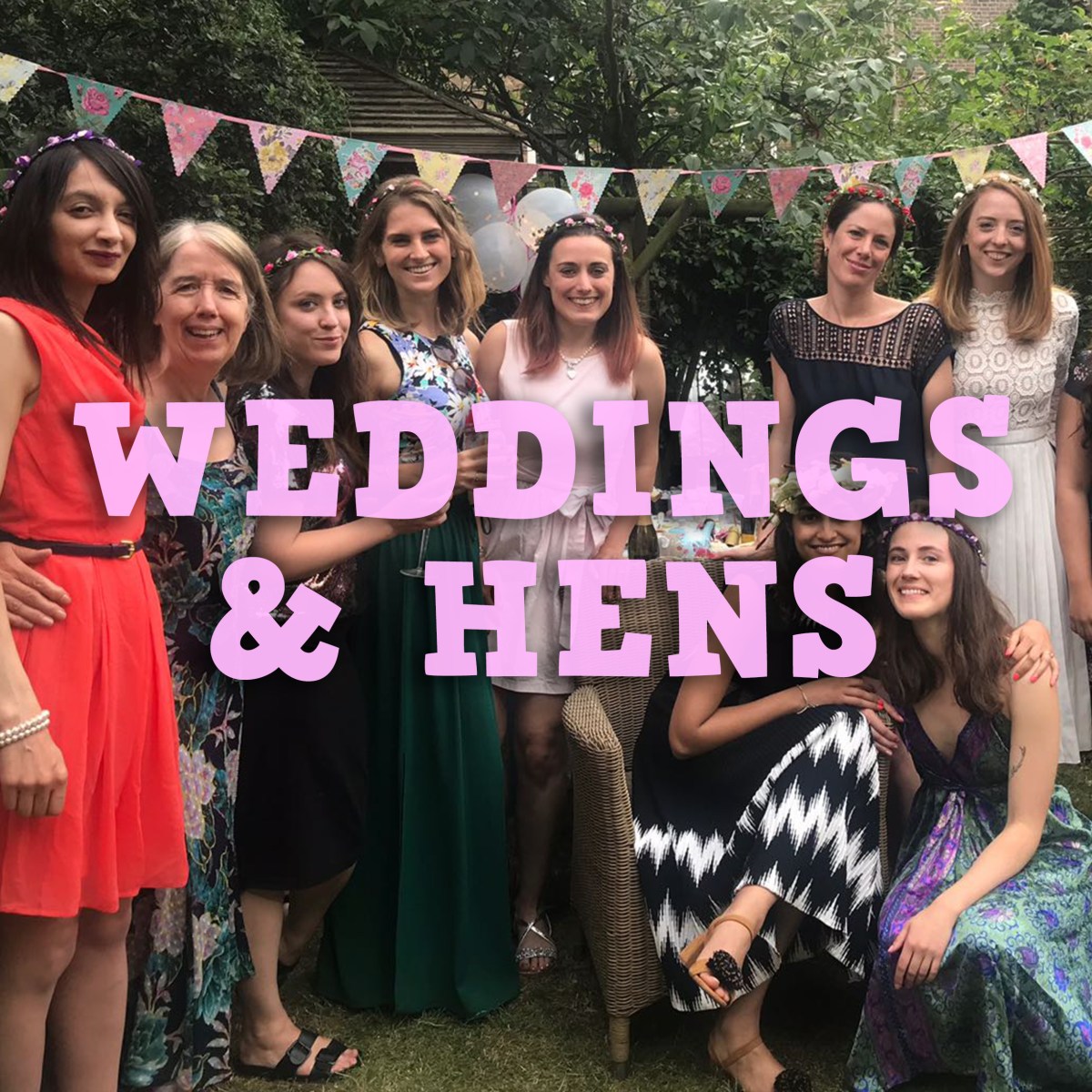 Hens and Wedding nails by natalie rose london mobile manicures