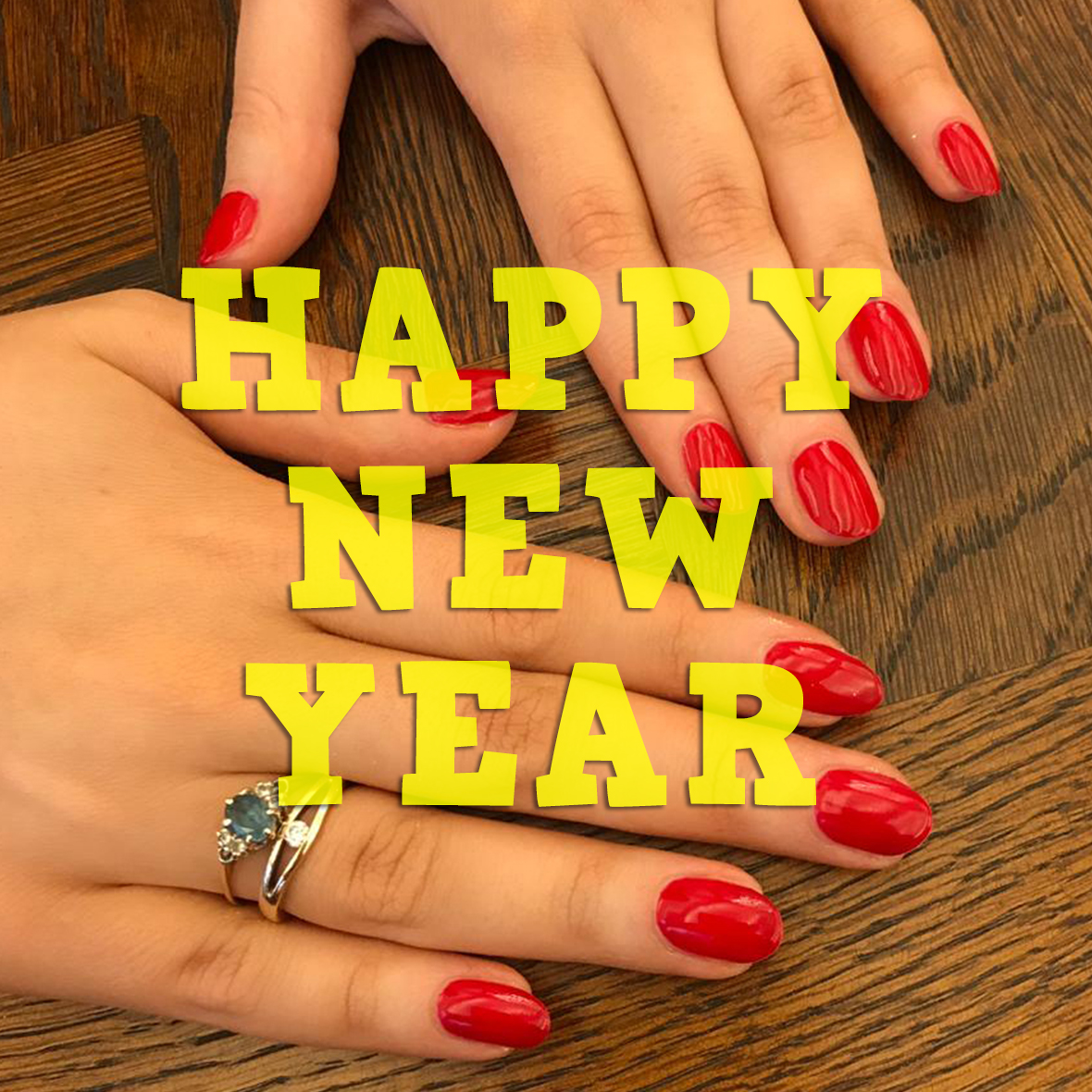 Happy new year nails by natalie rose mobile nail manicure