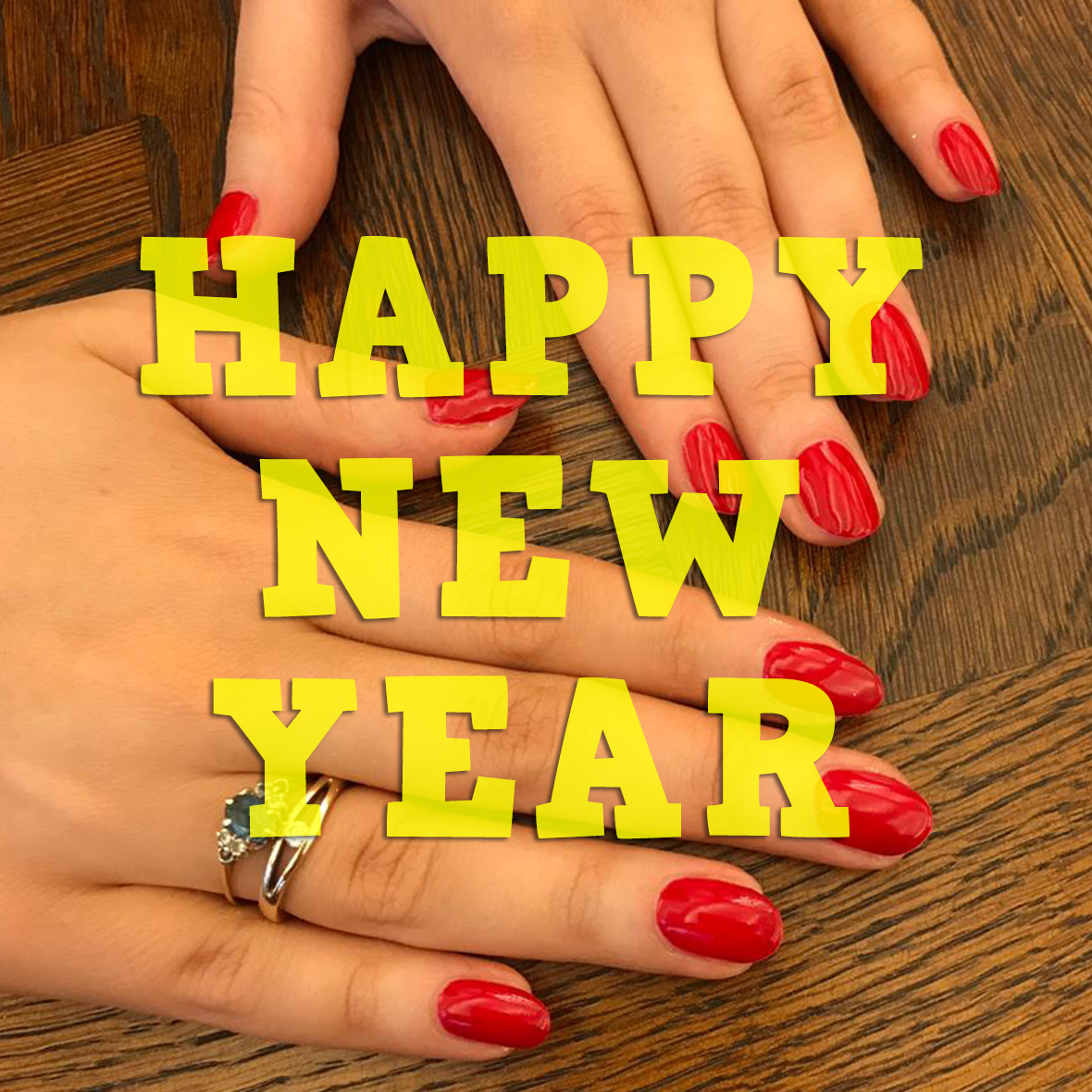 Happy new year nails by natalie rose mobile nail manicure