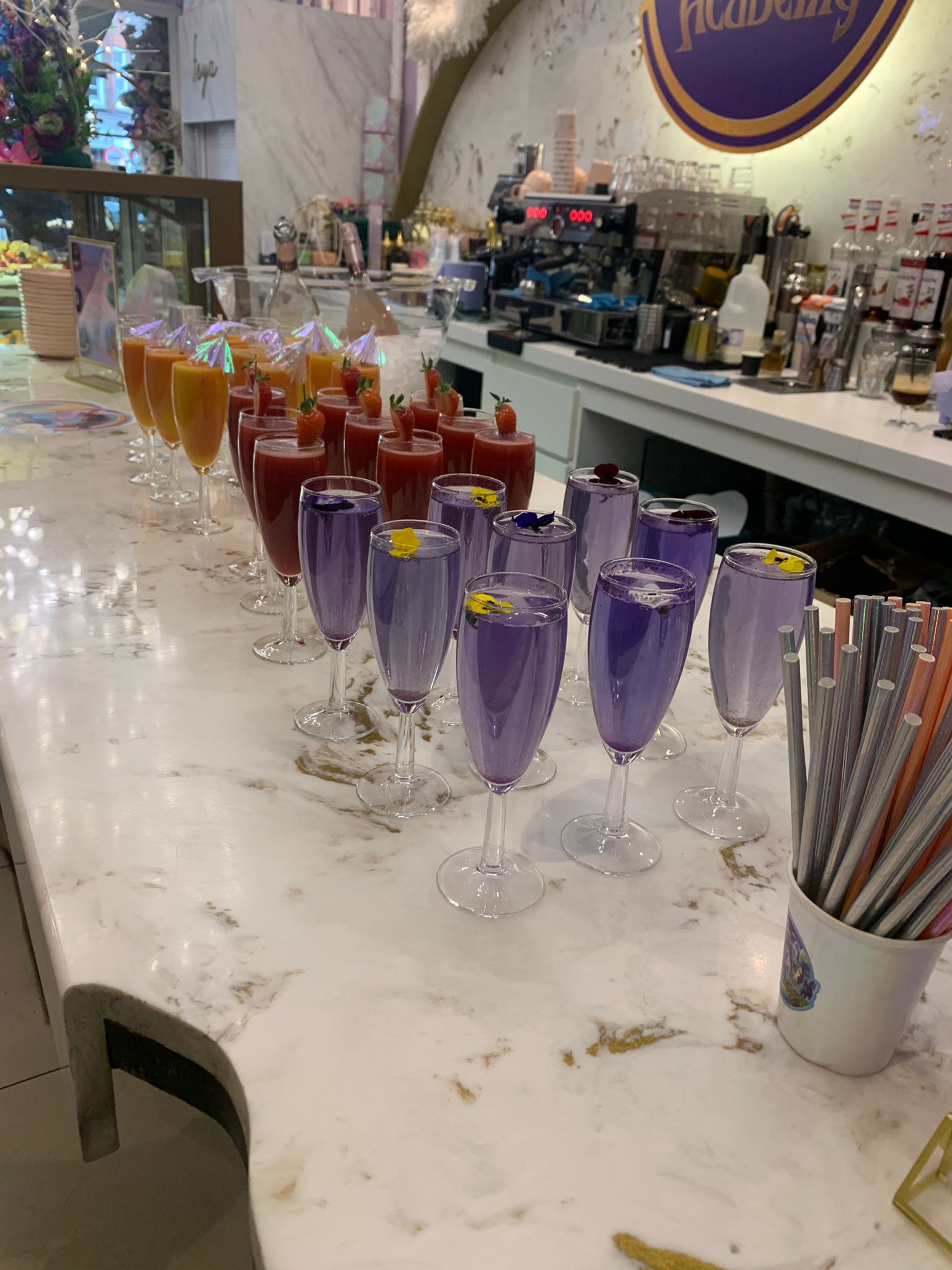 Unicorn Academy Netflix Press Day nails by natalie rose mobile london manicure